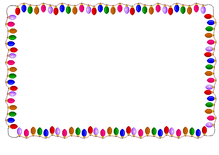 Christmas Lights Png Overlay Free