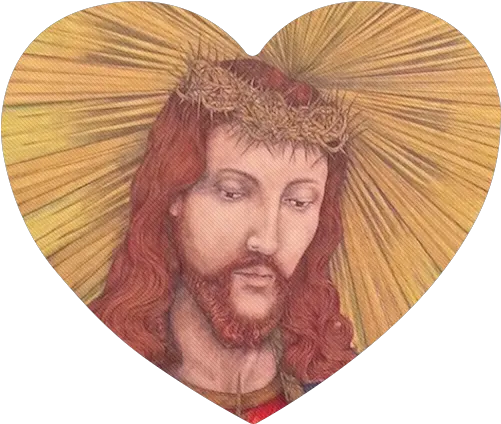 Download Sacred Heart Of Jesus Christ Drawing Shaped Jesus Christ Handbag Png Jesus Christ Transparent