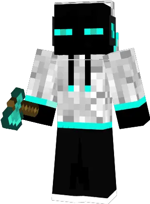 Enderman Skin Craft Minecraft Skins Cool Minecraft Enderman Skin With Hoodie Png Enderman Transparent