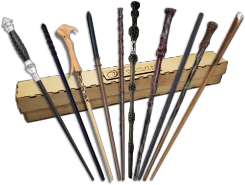 Harry Potter Cosplay Muggle Wands And Custom Wand Boxes Makeup Brushes Png Harry Potter Wand Png