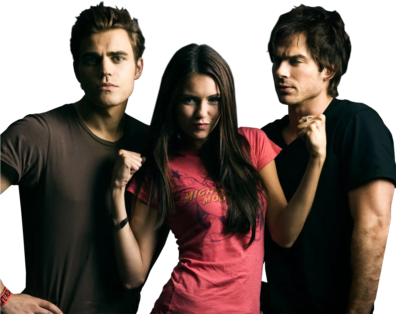 Png Diário De Um Vampiro The Vampire Diaries Elena Gilbert Stefan Salvatore Damon Salvatore Vampire Png