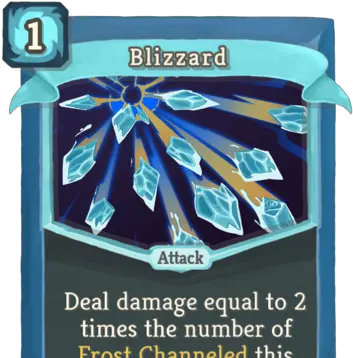 Blizzard Static Discharge Slay The Spire Png Blizzard Png