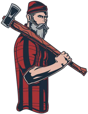 Lumberjack Axe Icon Ad Dibujos De Un Leñador Realista Png Ax Icon