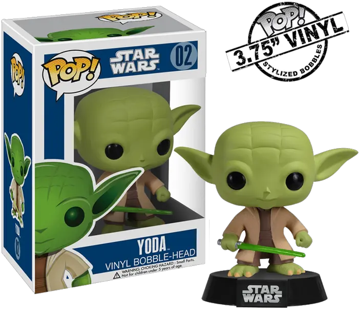 Star Wars Yoda Pop Vinyl Bobble Head Figure Funko Star Wars Pop Vinyls Png Yoda Png