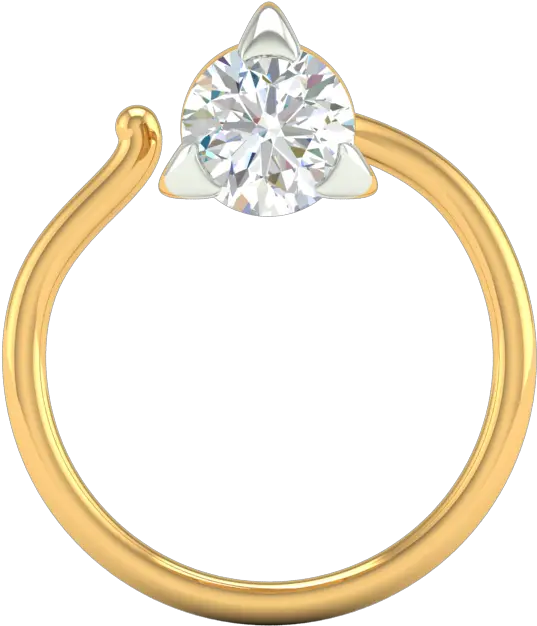 Buy Diamond Nose Pins Online Kisna Jewellery Engagement Ring Png Nose Ring Png