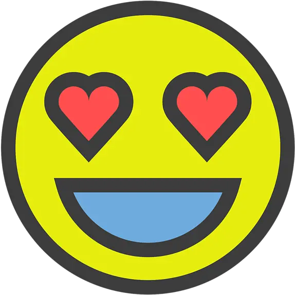 Double Heart Eye Emoji Cute Valentines Love Gift Idea Wide Grin Png Double Heart Icon