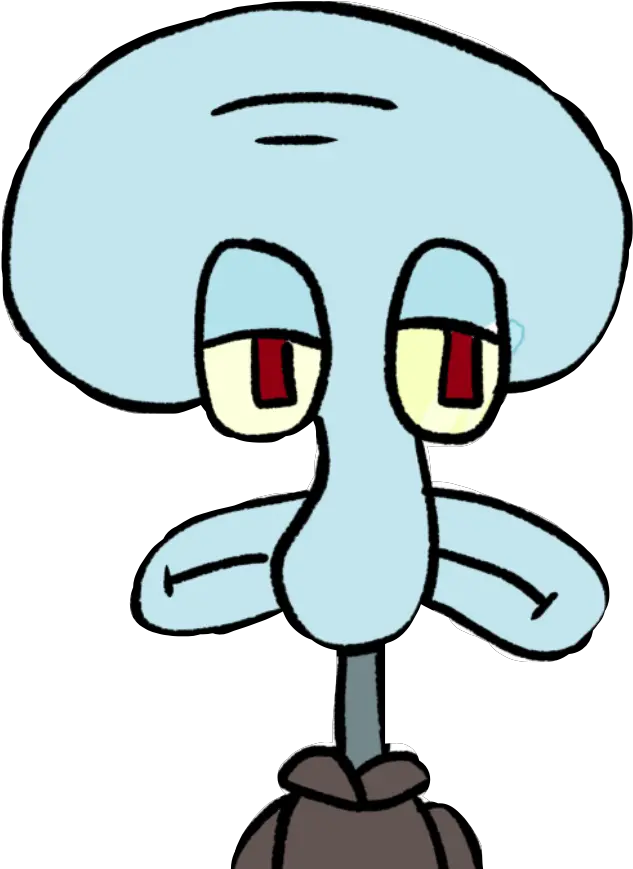 Freetoedit Squidward Cute Image Dot Png Squidward Transparent