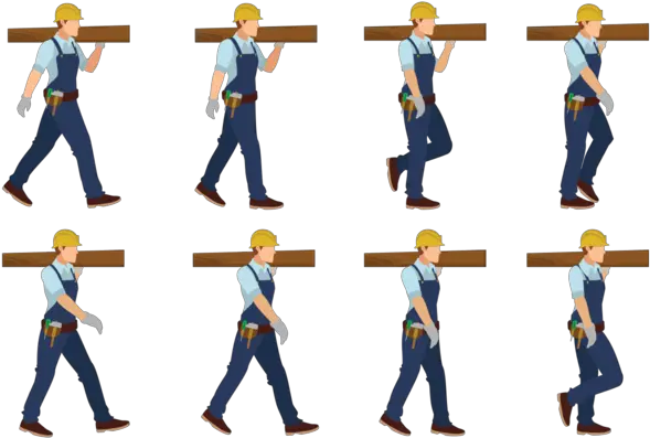 Teen Boy Walking Cycle Vector Download Free Vectors Man Walk Cycle Png Man Walking Png