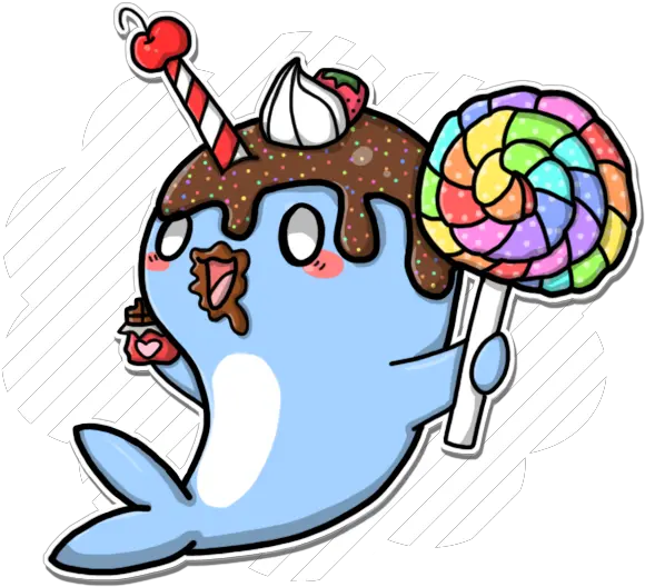 Download Hd Crazy Narwhal V Narwhal Cartoon Transparent Narwhal Cartoon Ice Cream Png Narwhal Png