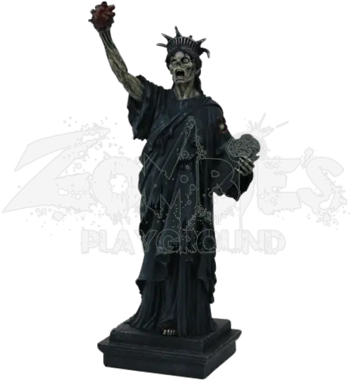 Download Hd Zombie Lady Liberty Statue Statue Of Liberty Figures Of Statue Of Liberty Png Vaporwave Statue Png