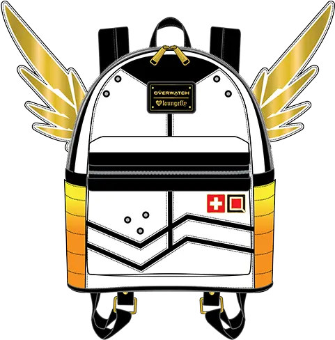 Download 10 Overwatch Apparel Mercy Mini Backpack Kylo Ren Loungefly Backpack Png Mercy Overwatch Png