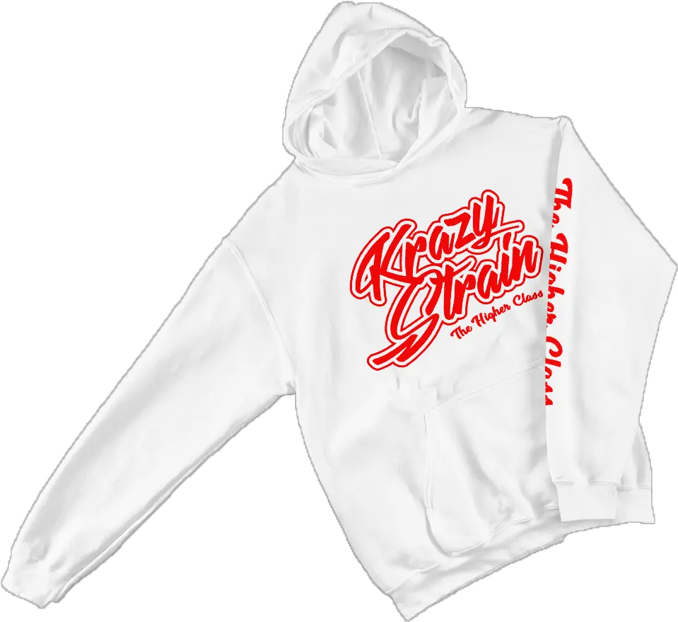 Redwhite Logo Hoodie White Hoodie With Red Png Hoodie Png