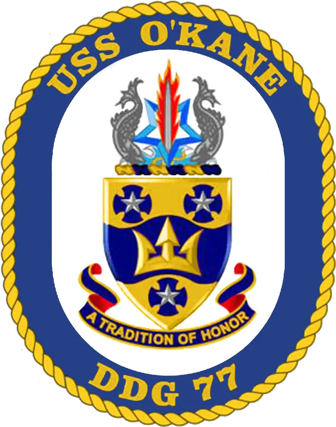 Fileuss Ou0027kane Ddg 77 Crestpng Simple English Wikipedia Uss Paul Hamilton Crest Kane Png