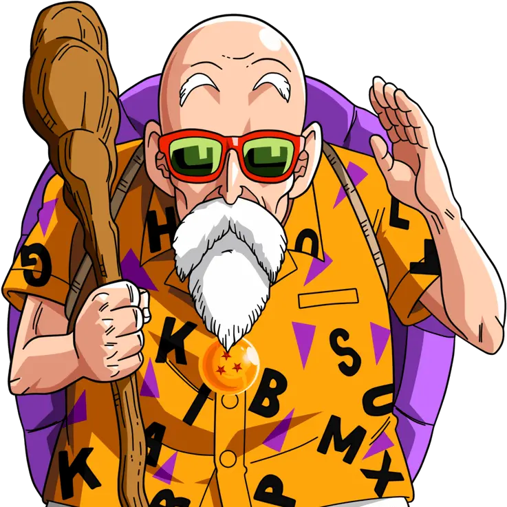 Master Roshi Fight Profile Dragon Ball Guru Master Roshi Png Shenron Icon