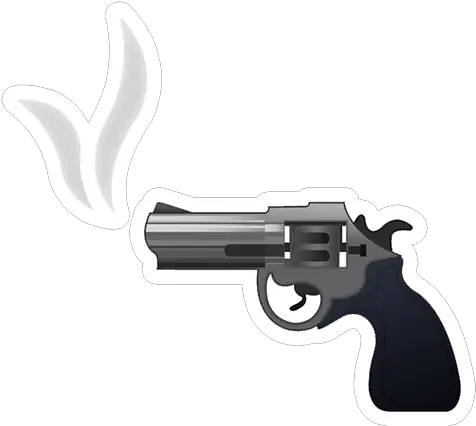 Emoji Handgun Revolver Pistol Png Gun Emoji Revolver Transparent Background