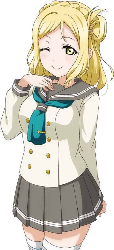 Ohara Mari Love Live Mari Transparent Png Mari Ohara Transparent