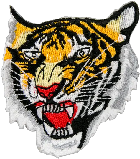 Download 1332 Small Tiger Head Patch Tiger Head Patch Bengal Tiger Png Tiger Head Png