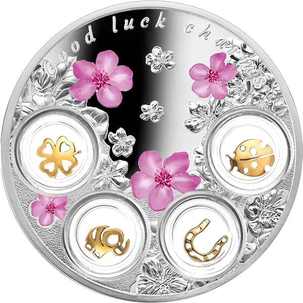 Niue 2017 5 Good Luck Charms 7775g Proof Silver Coin Coin Png Lucky Charms Png