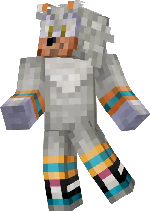 Silver The Hedgehog Nova Skin Minecraft Sonic Silver Skin Png Silver The Hedgehog Png