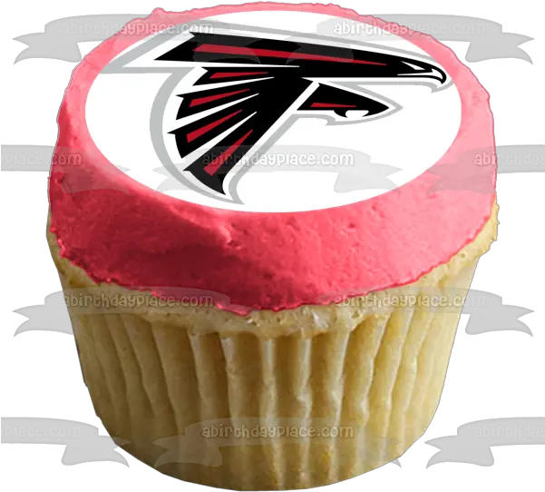 Atlanta Falcons Nfl Logo Football Edible Cake Topper Image Abpid11324 A Birthday Place Png Atlanta Falcons Icon