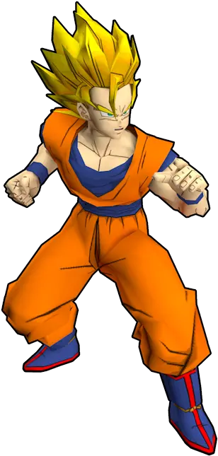 Dragon Ball Z Budokai 2 Goku Super Dbz Budokai 2 Png Goku Hair Transparent