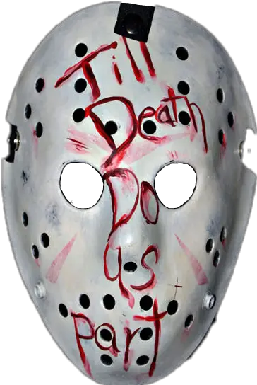 Jason White Mask Png Official Psds Halloween Ice Hockey Mask Jason Png