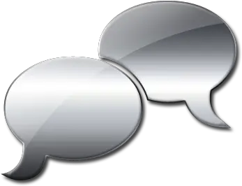 Comment Bubbles Icon Silver Text Bubble Icon Png Bubbles Icon