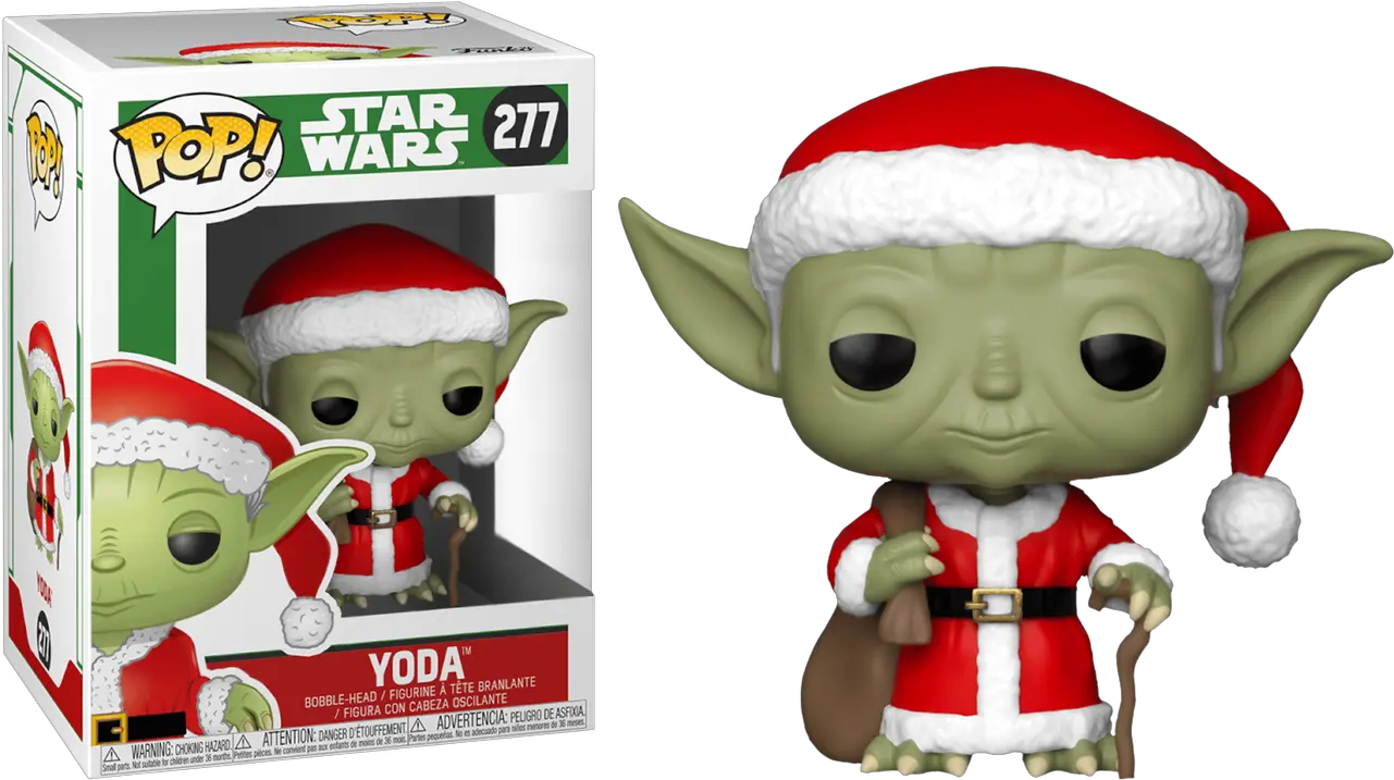 Santa Christmas Holiday Vinyl Figure Chewbacca Christmas Funko Pop Png Yoda Transparent