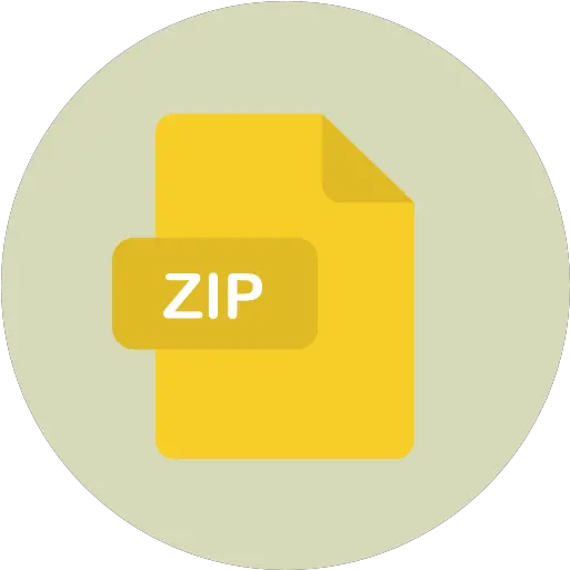 Zip Free Files And Folders Icons Dot Png Zip Icon