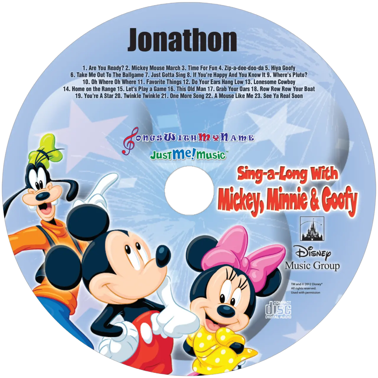 Songs With My Name Personalized Music Cd Mickey Minnie U0026 Goofy Sing Along Cd Mickey Mouse Png Goofy Transparent