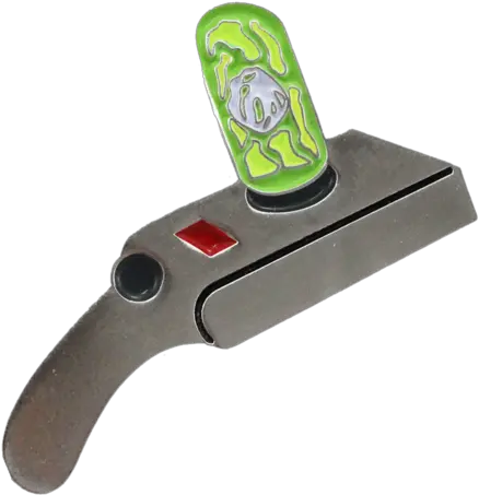 Rick And Morty Portal Gun Pin Glows In The Dark Rick And Morty Portal Gun Png Ray Gun Png