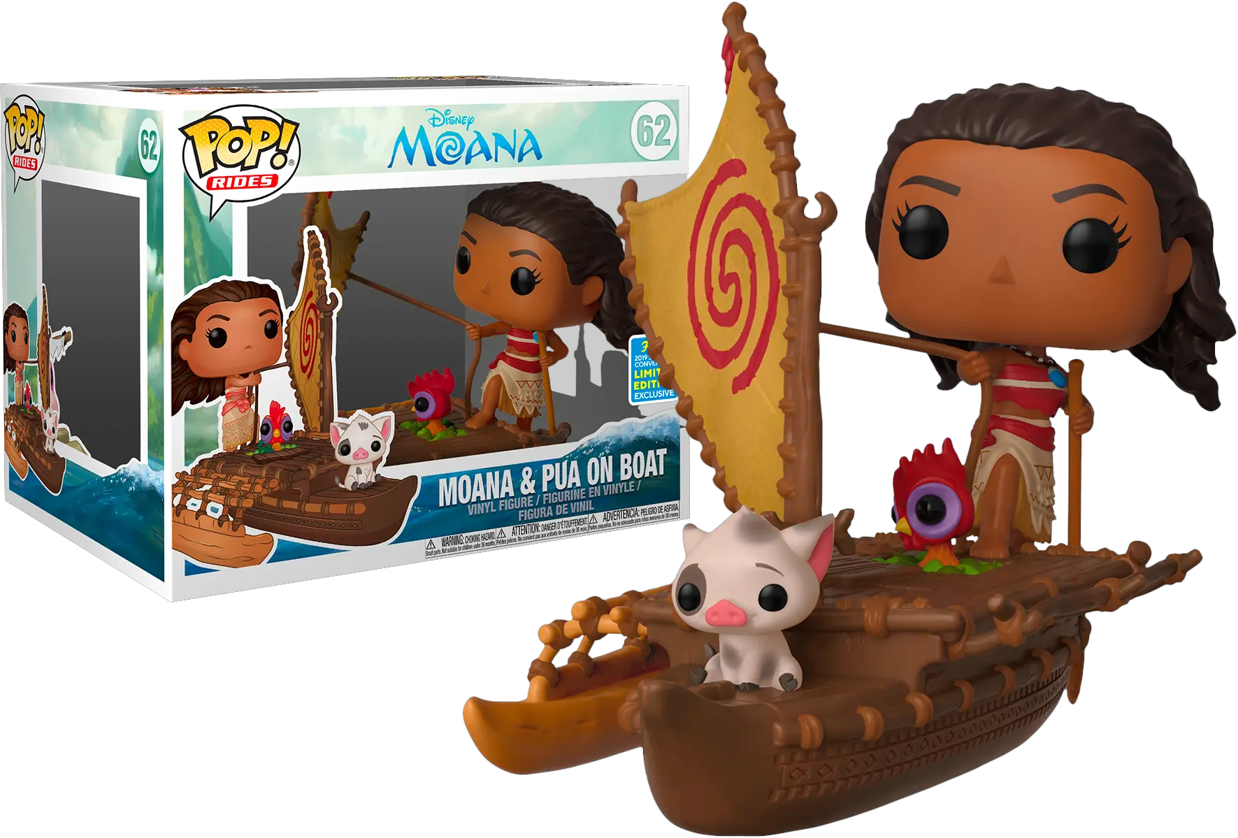 Funko Rides Moana Boat Funko Pop Png Hei Hei Png