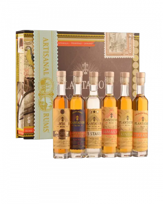 Plantation Cigar Gift Pack 6x 100ml Rum Plantation Rum Cigar Gift Box Png Cigar Png