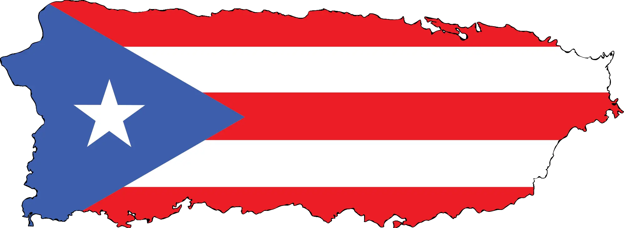 Pr Flag Island Island Puerto Rico Flag Png Puerto Rico Flag Png