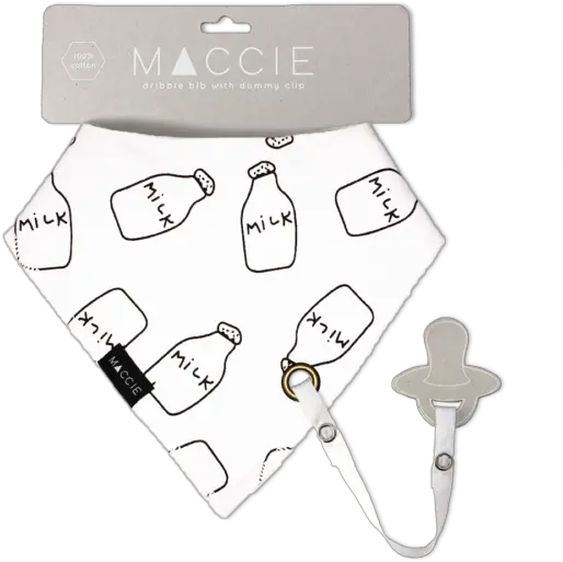 Dribble Bib With Dummy Clip Sock Png Got Milk Png