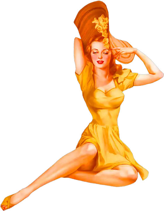 Pinup Girl Png Pin Up Girl Sexy Woman Retro 1940u0027s 1950u0027s Pin Up Art Vargas Sexy Woman Png