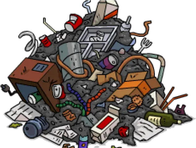 Trash Clipart Mountain Garbage Garbage Cartoon Png Trash Transparent