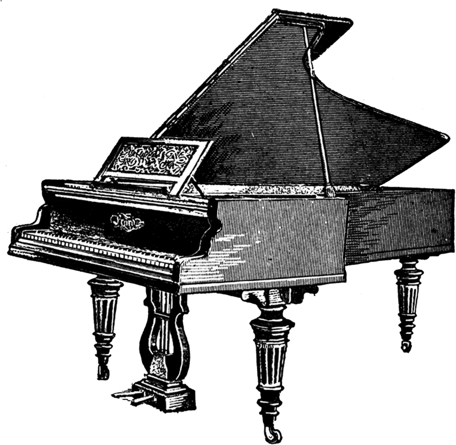 Antique Piano Clipart Transparent Png Clip Art Transparent Background Piano Piano Transparent