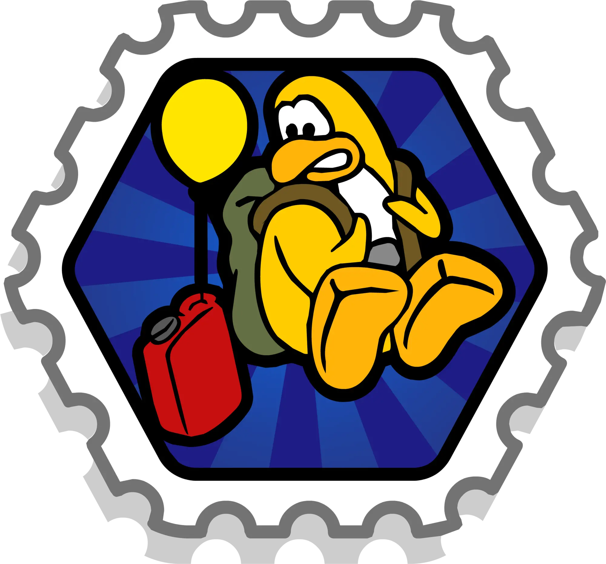 Download Fuel Wings Stamp Icon 48 Png Image With No Club Penguin Mullet Stamp Stamp Icon