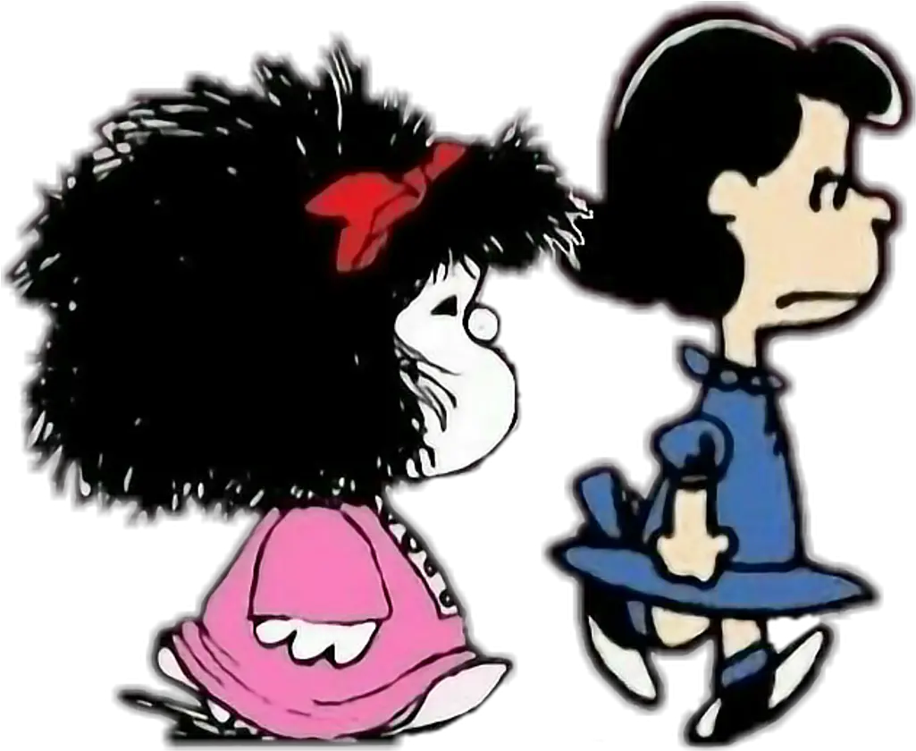 Mafalda Sticker Vignette Divertenti Mafalda Snoopy Png Vignette Png