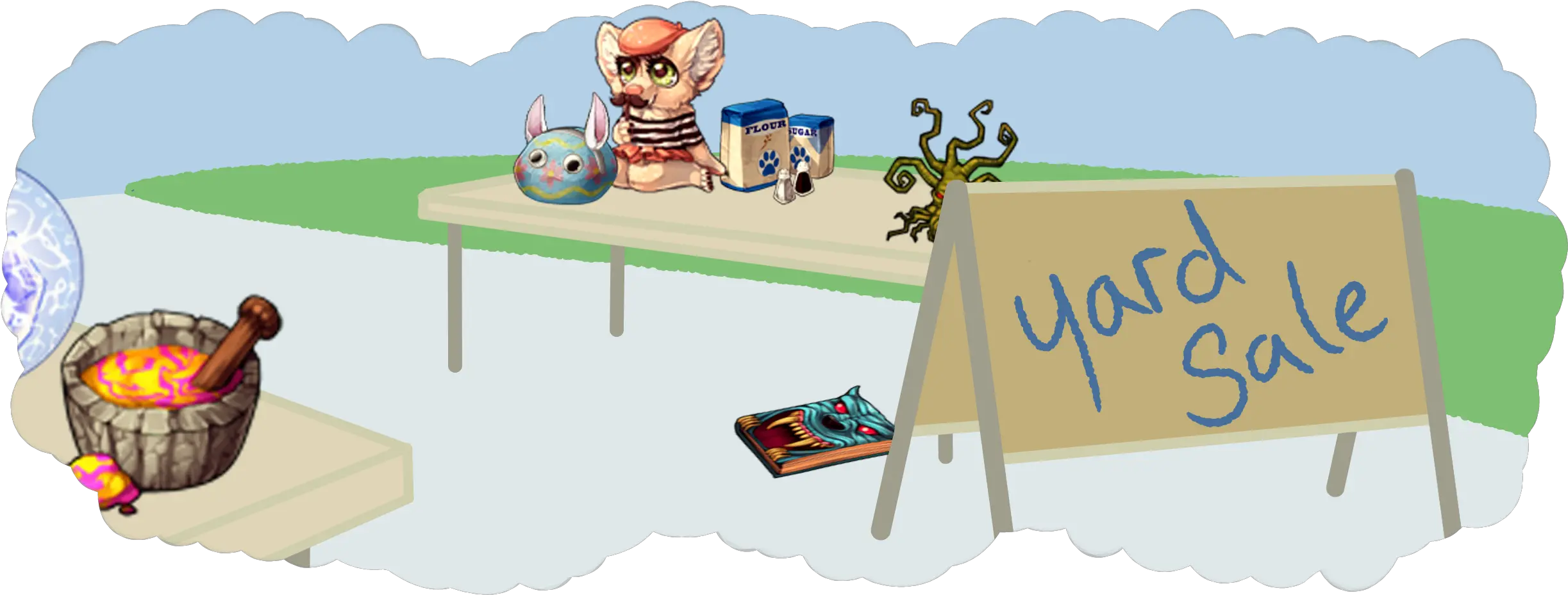 Biggest Yard Sale Ever Furvilla Fictional Character Png Yard Sale Png