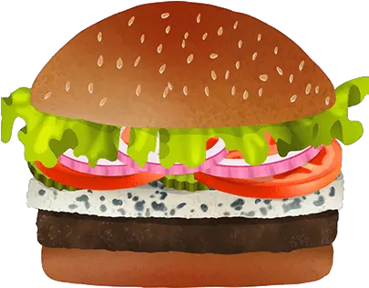 Roquefort Projects Photos Videos Logos Illustrations Hamburger Bun Png Veg Non Veg Icon Vector