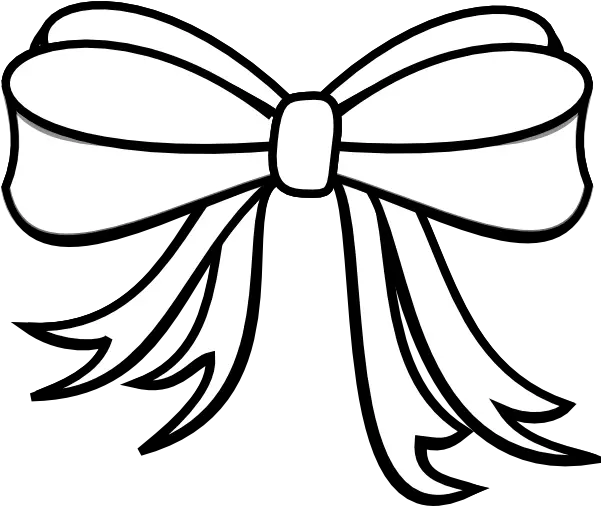 Download Black And White Present Bow Free Png Bow Black And White Present Bow Png