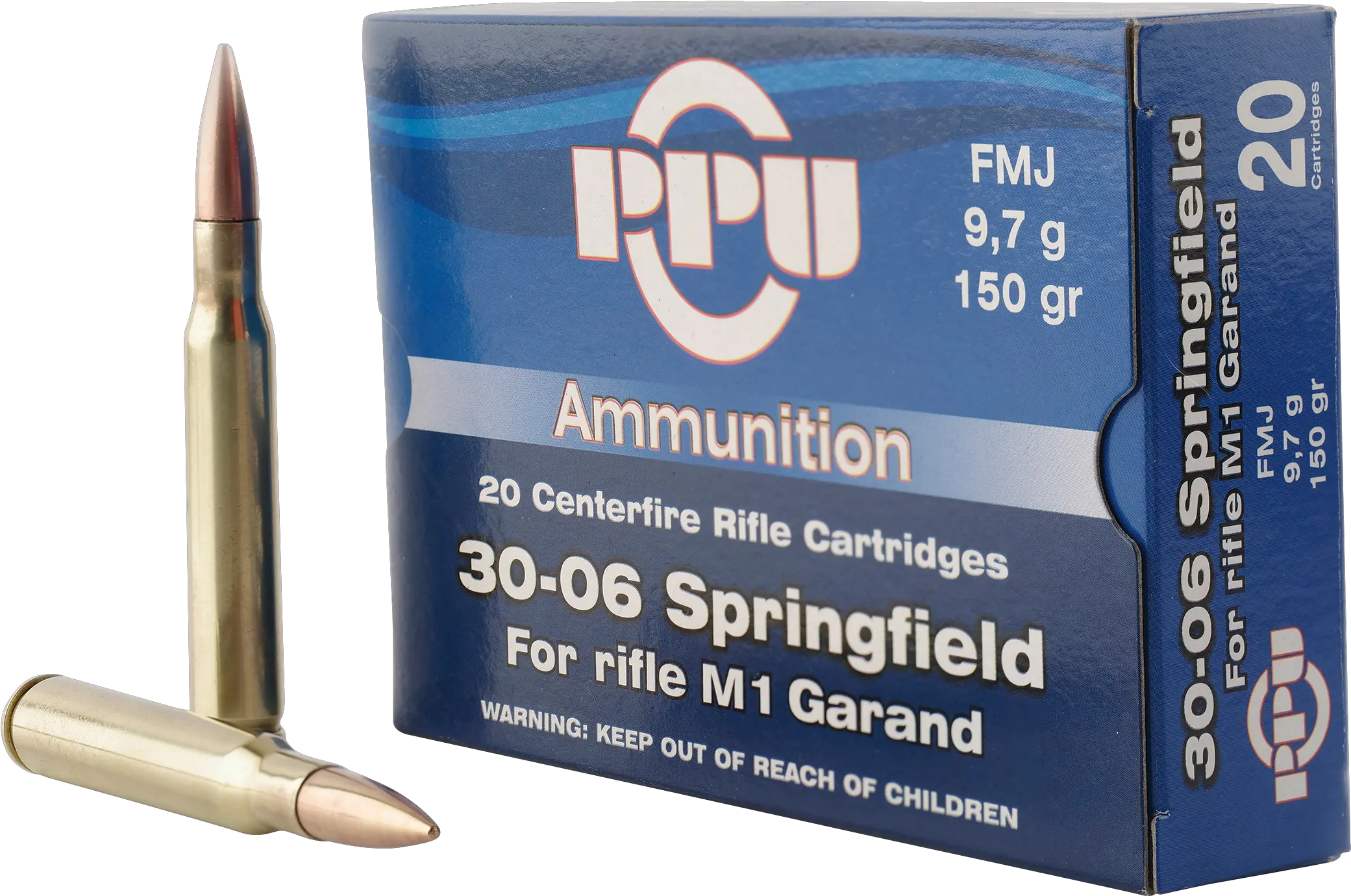 Ppu 30 06 150gr Fmj M1 Garand Cartridge Png M1 Garand Png