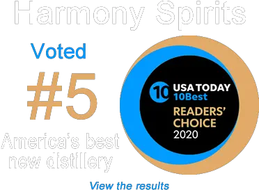 Harmony Spirits Craft Distillery Handcrafted Vertical Png Usa Today Icon