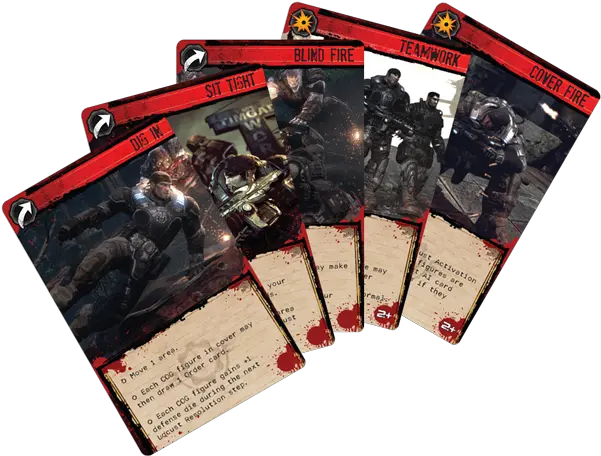 Stand Together Gears Of War Board Game Cards Png Gears Of War Aim Icon