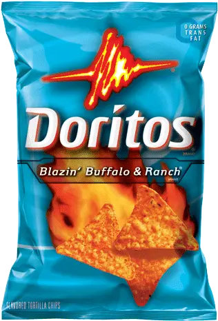 Doritos Blazin Buffalo Ranch Blazin Buffalo Ranch Doritos Png Dorito Transparent