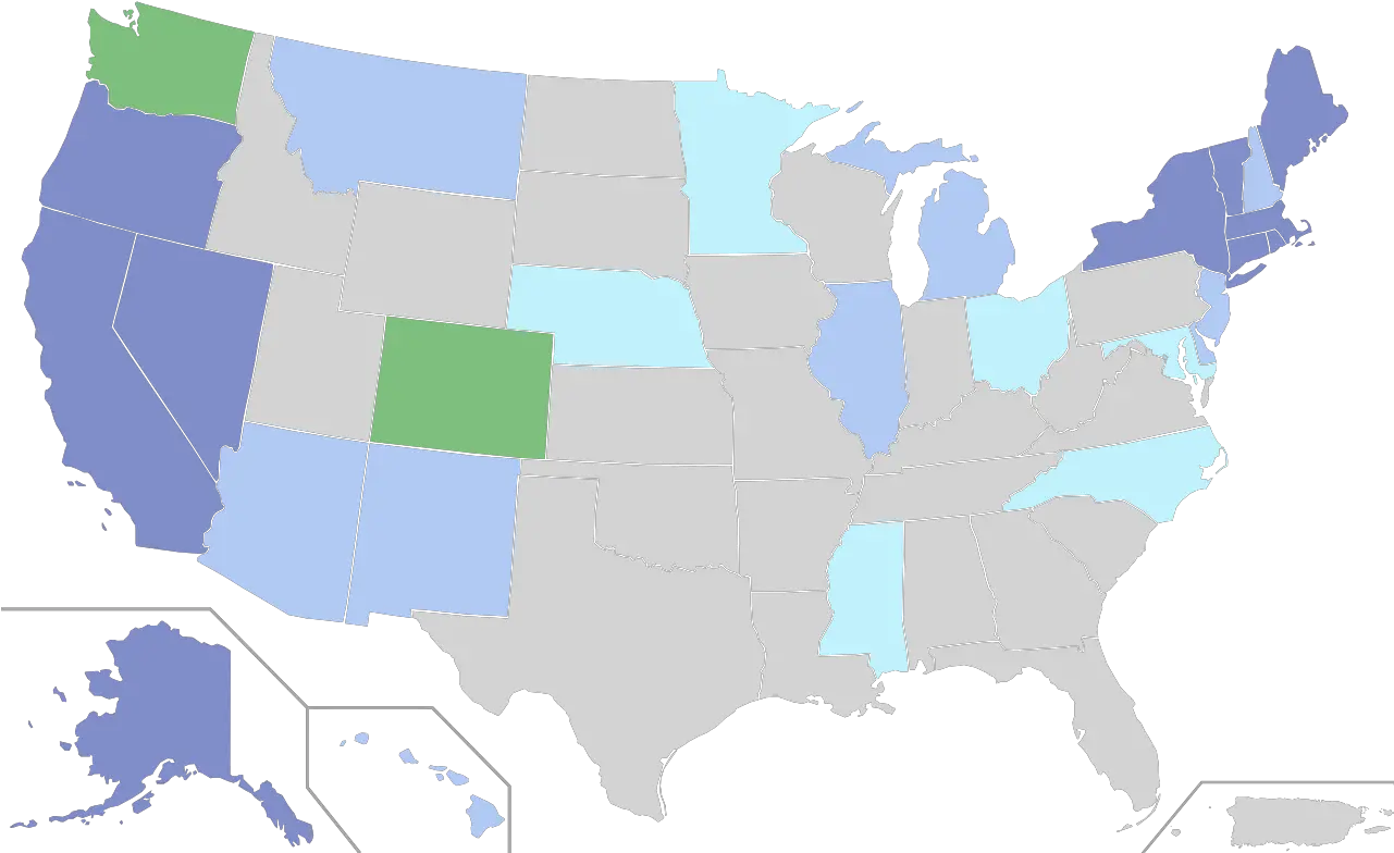 Google Maps Musings Last Time Republican Voted In Each State Png Waze Icon Legend