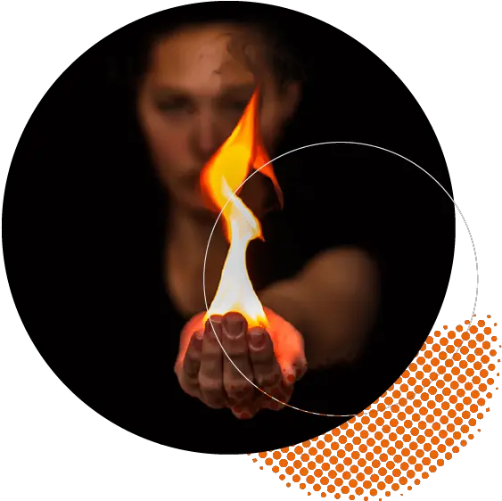 Ignite Usa 2020 Whatu0027s Happening B2b Marketing Meme Kid Fire Hand Png Flame Circle Png