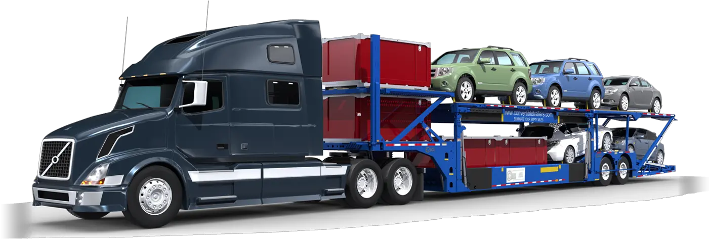 Truck Driverworldwide 9 Car Carrier Trailer Png Semi Truck Png